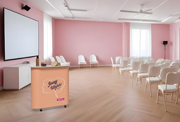 trybunka promocyjna na kółkach