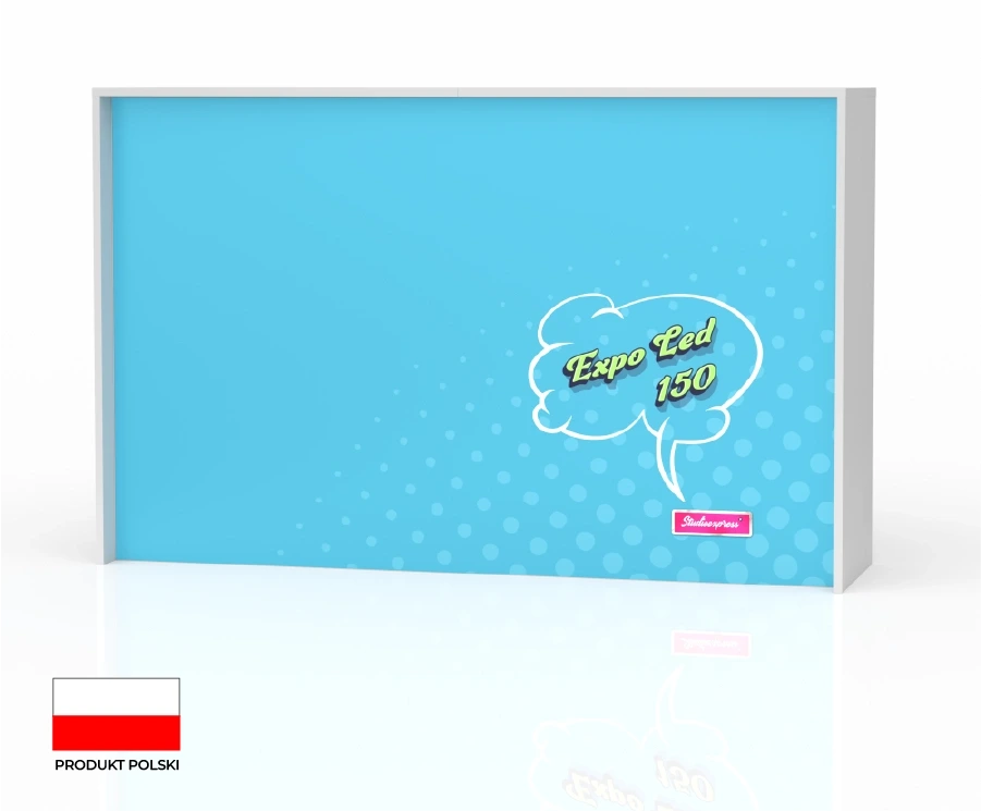 white LED Expo counter 150 cm