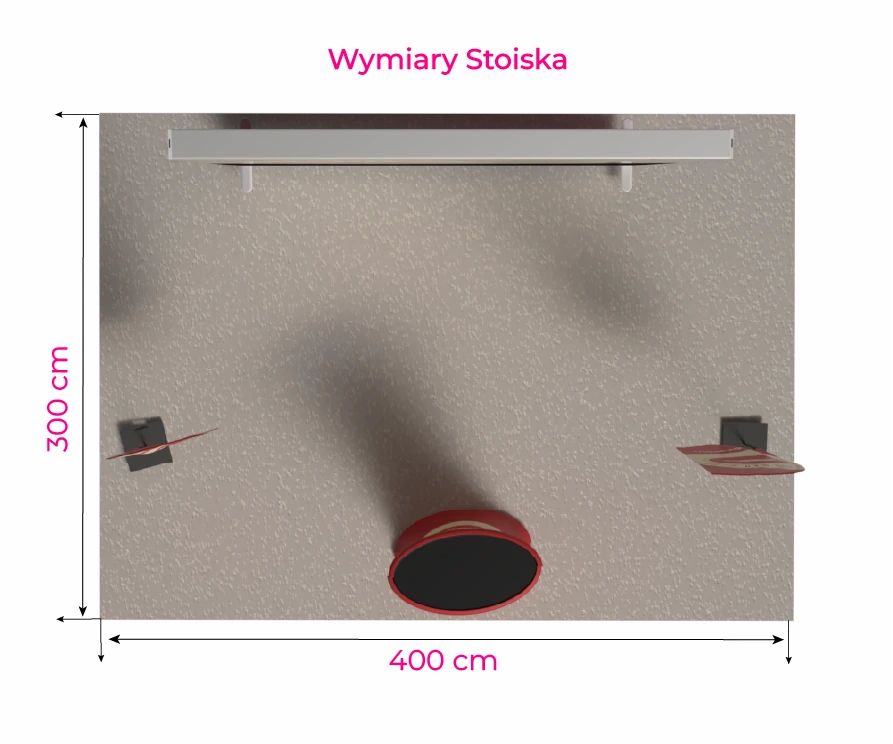 wymiarowanie stoiska express led