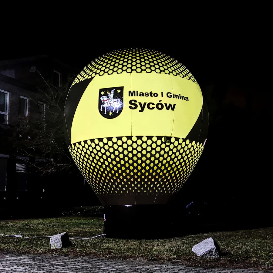 Balon na wentylator pneumatyczny