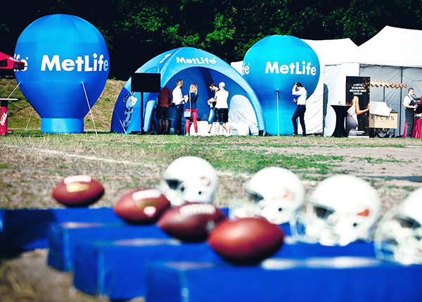 balloons with logo