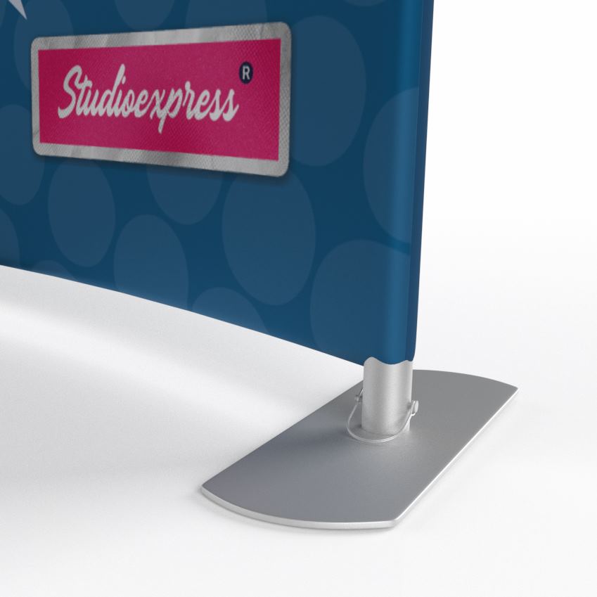 solidna łapa aluminiowa ścianki reklamowej