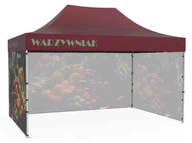 namiot reklamowy warzywniak full color