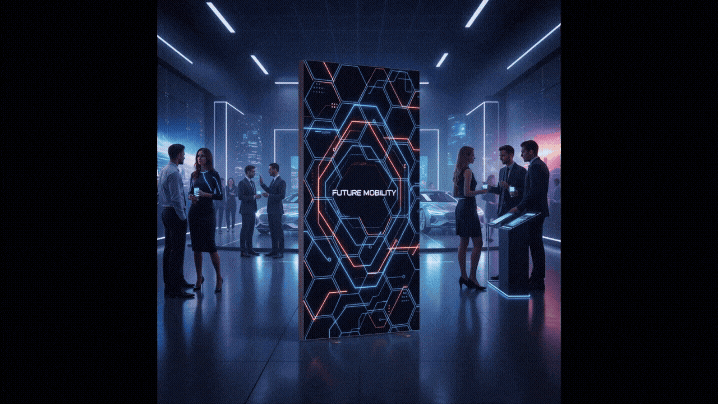prezentacja kasetonu reklamowego ledbox black magnetic