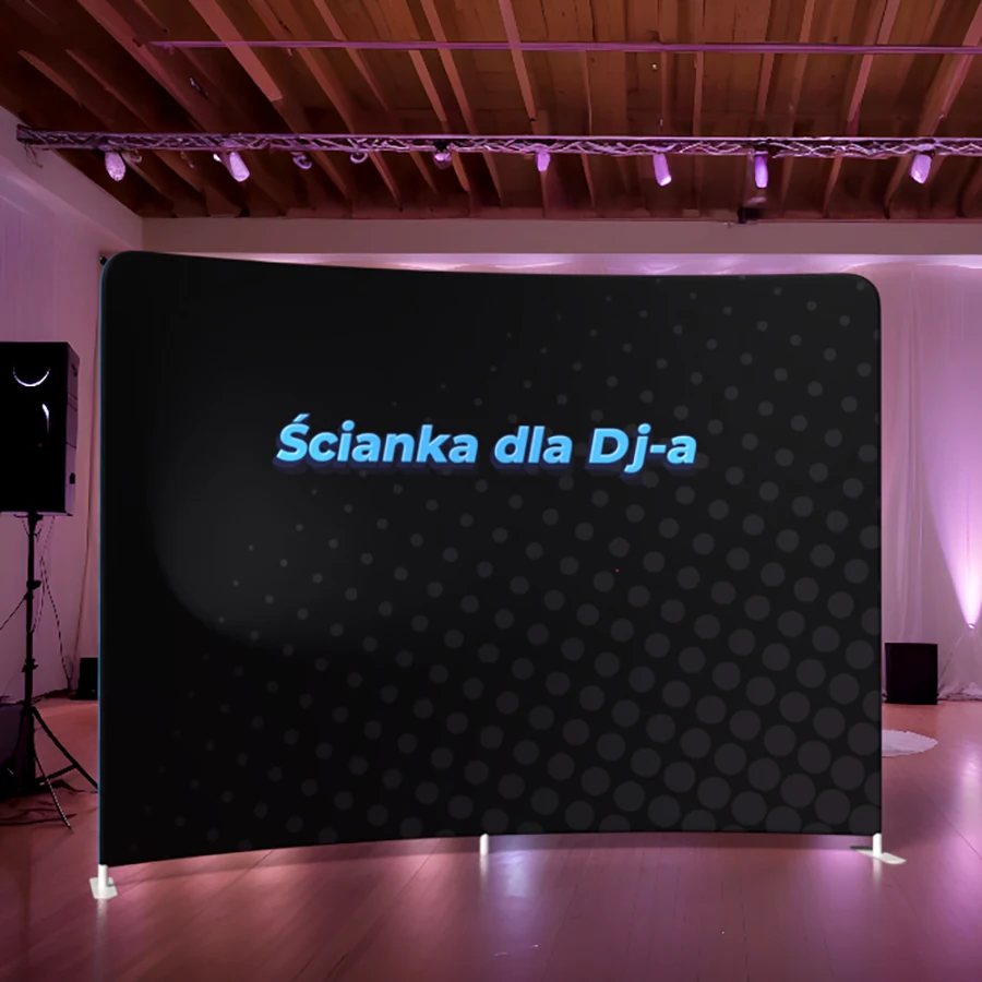 ścianka reklamowa dj