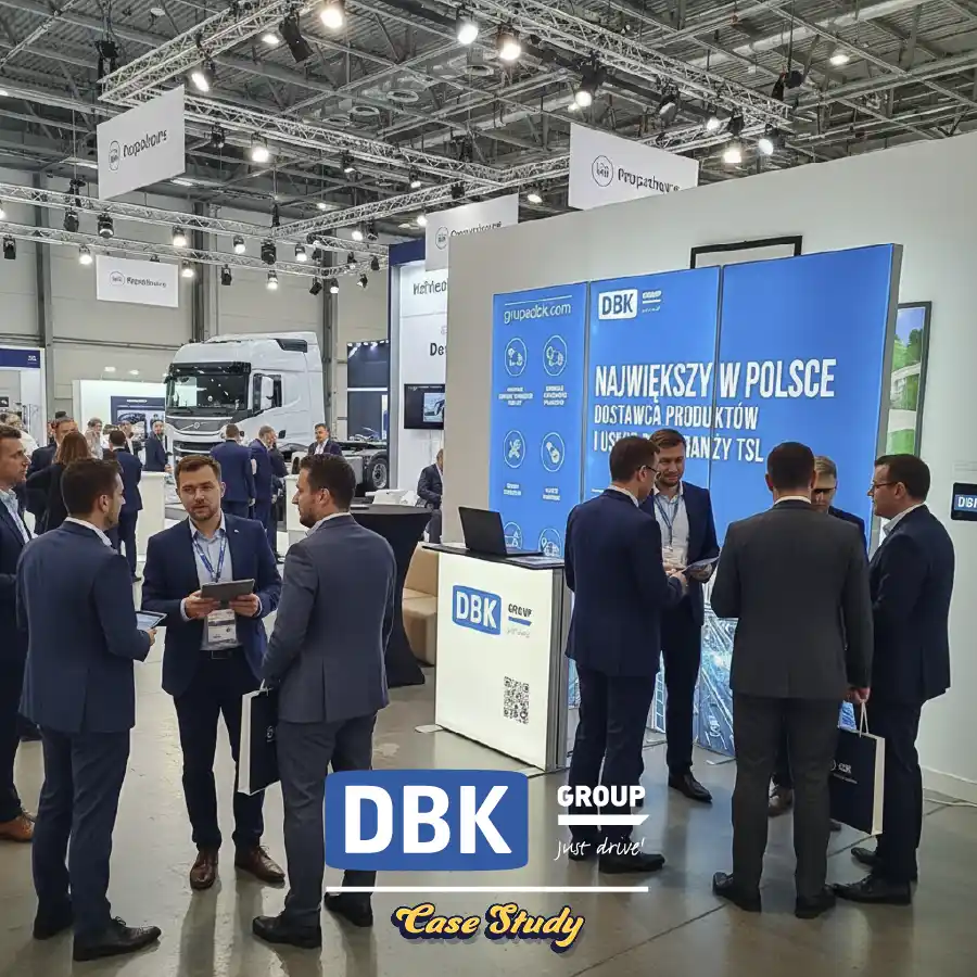 Case Study DBK Group — Wyspowe Stoisko LED Montowane w 15 minut