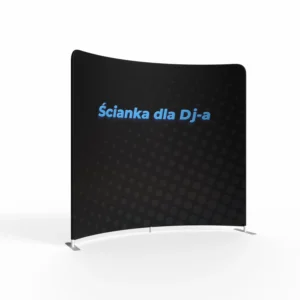 ścianka reklamowa łukowa dla Dj-a 240x230 cm.webp
