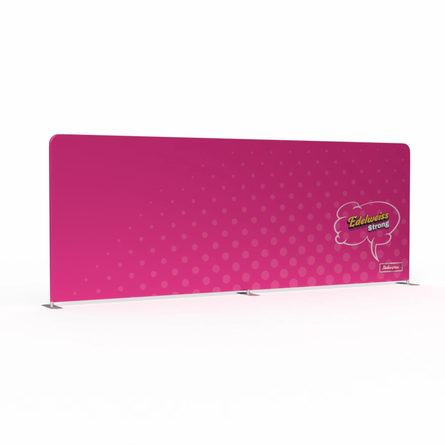 ścianka reklamowa tekstylna 600x230 cm Edelweiss Strong.webp