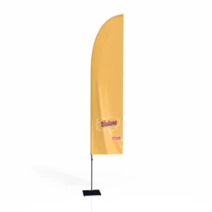 Flaga reklamowa Solara z logo rozmiar M.webp