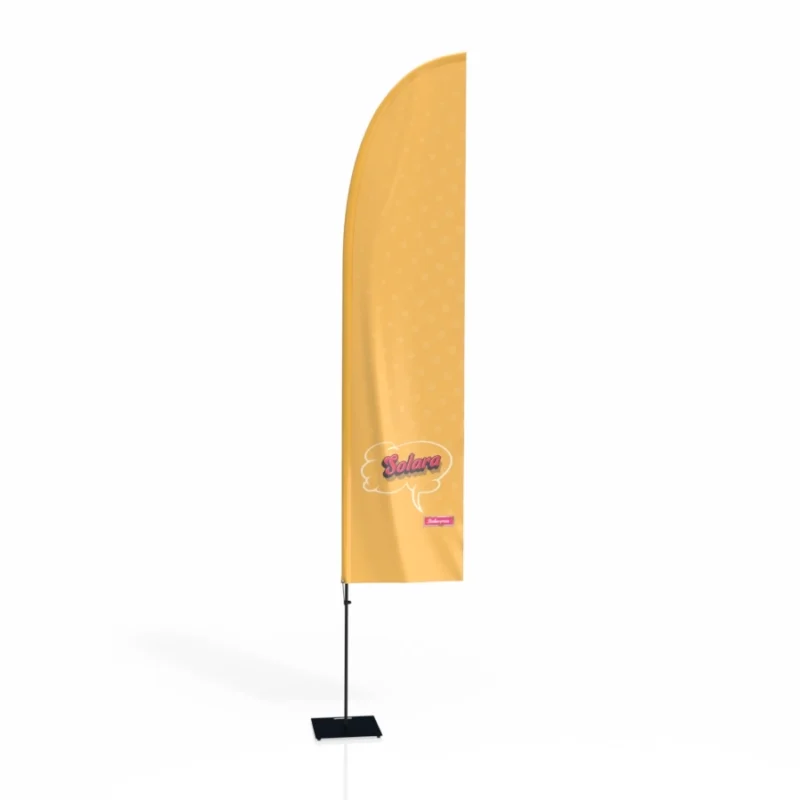 Flaga reklamowa Solara z logo rozmiar M.webp