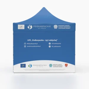 namiot promocyjny z herbem .webp