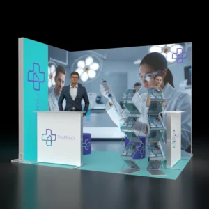 stoisko targowe dla branży farmacji