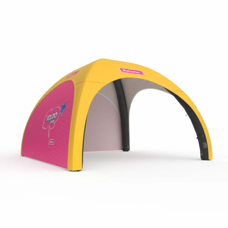 Namiot stałociśnieniowy Igloo Star 4x4m na power bank dwoma ścianami