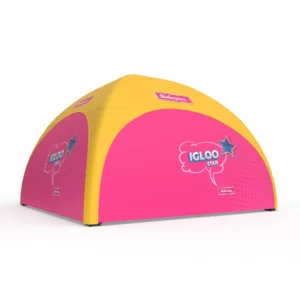 Namiot stałociśnieniowy 5x5m Igloo Star na power bank z czterema  ścianami