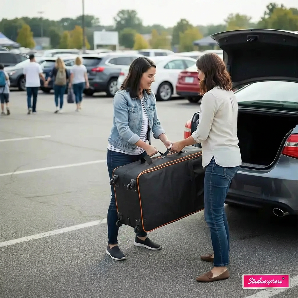 Torba na kółkach do transportu namiotu reklamowego 3x3